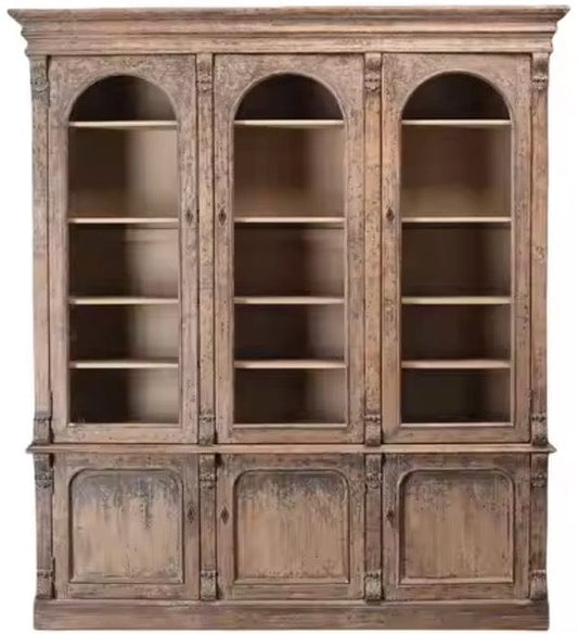 Reclaimed Pine Wood Bookcase